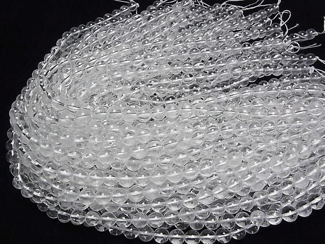 [Video] Crystal Quartz AA++ Round 8.5mm 1strand beads (aprx. 14 inches/35 cm)