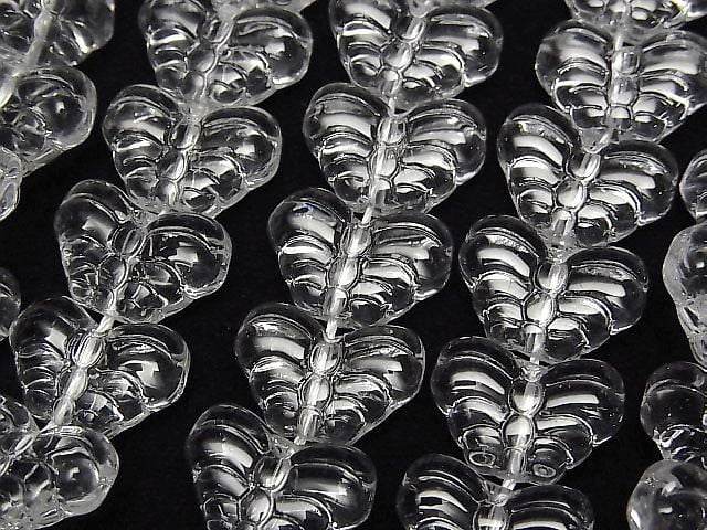 [Video] Crystal (Smelted Quartz) AAA Butterfly Beads 10x15mm 1strand (approx. 15 inches/36 cm)