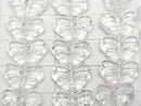 [Video] Crystal (Smelted Quartz) AAA Butterfly Beads 10x15mm 1strand (approx. 15 inches/36 cm)