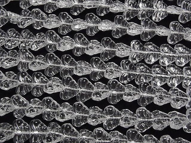 [Video] Crystal (Smelted Quartz) AAA Butterfly Beads 10x15mm 1strand (approx. 15 inches/36 cm)