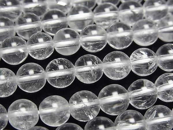 [Video] Crystal Quartz AA++ Round 6.5mm 1strand beads (aprx. 15 inches/36 cm)