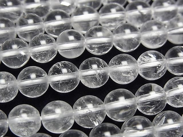 [Video] Crystal Quartz AA++ Round 6.5mm 1strand beads (aprx. 15 inches/36 cm)