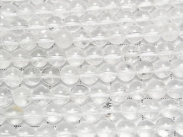 [Video] Crystal Quartz AA++ Round 6.5mm 1strand beads (aprx. 15 inches/36 cm)