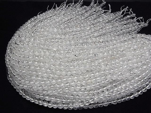 [Video] Crystal Quartz AA++ Round 6.5mm 1strand beads (aprx. 15 inches/36 cm)