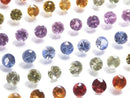 [Video] High Quality Multicolor Sapphire AAA Loose Stone Round Faceted 1.5x1.5mm 72pcs Set