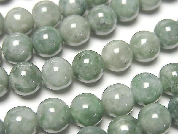 [Video] Burmese Jadeite AA++ Round 8mm Half or 1strand beads (aprx. 15 inches/36 cm)