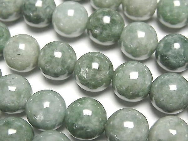[Video] Burmese Jadeite AA++ Round 10mm Half or 1strand beads (aprx. 15 inches/36 cm)