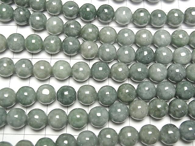 [Video] Burmese Jadeite AA++ Round 10mm Half or 1strand beads (aprx. 15 inches/36 cm)