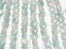 [Video] Amazonite AA Vertical Hole Heart 6x6mm 1strand beads (aprx. 14 inches/35 cm)