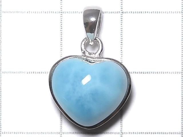 [Video][One of a kind] Larimar Pectolite AAA Pendant Silver925 NO.352