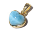 [Video][One of a kind] Larimar Pectolite AAA Pendant 18KGP NO.357