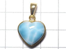 [Video][One of a kind] Larimar Pectolite AAA Pendant 18KGP NO.359