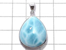 [Video][One of a kind] Larimar Pectolite AAA Pendant Silver925 NO.32