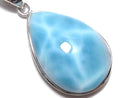 [Video][One of a kind] Larimar Pectolite AAA Pendant Silver925 NO.33