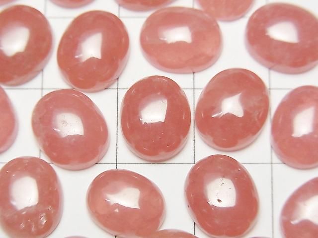[Video] Argentine Rhodochrosite AAA Oval Cabochon 11x9mm 1pc