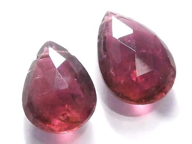 [Video][One of a kind] High Quality Rubellite (Red Tourmaline) AAA Beads 2pcs Set No.6