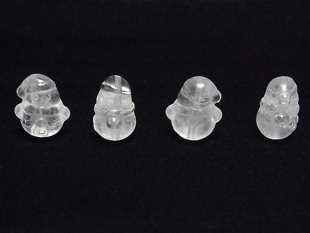 [Video] Crystal AA++ Snowman Motif 16x14mm [Drilled Hole] 1pc
