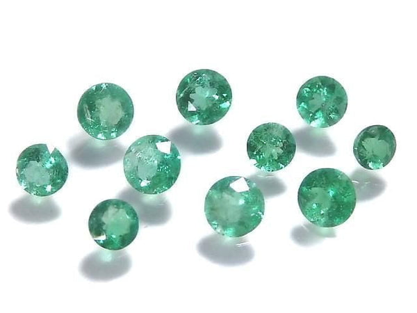 [Video][One of a kind] High Quality Emerald AAA Loose stone Faceted 10pcs Set No. 17