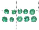 [Video][One of a kind] High Quality Emerald AAA Loose stone Faceted 10pcs Set No. 17