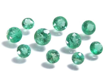 [Video][One of a kind] High Quality Emerald AAA Loose stone Faceted 10pcs Set No. 18