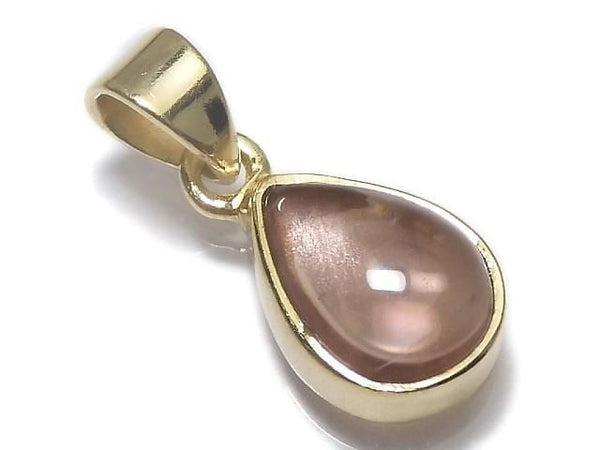 [Video][One of a kind] High Quality Oregon Sunstone AAA Pendant 18KGP NO.21