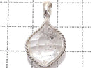 [Video][One of a kind] NYHerkimer Diamond Pendant Silver925 NO.54