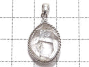 [Video][One of a kind] NYHerkimer Diamond Pendant Silver925 NO.57