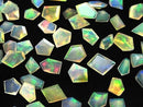 [Video] High Quality Ethiopian Opal AAA- Loose Fancy Shape Faceted Stones (10 Pieces)