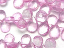 [Video] Pink Topaz AA++ Pear Shape Faceted Briolette Half or 1 Strand Bead (aprx. 5 inches/12 cm)