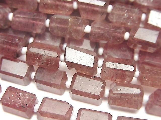 [Video] Pink Epidote AA++ Faceted Nugget 1 strand beads (aprx. 12 inches/30 cm)