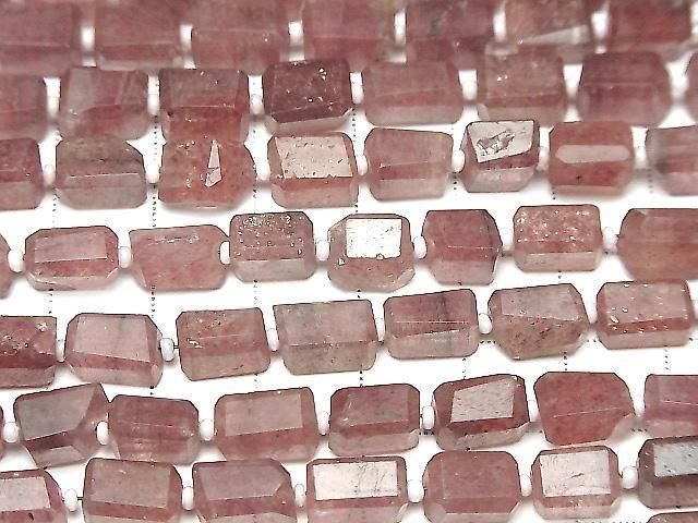 [Video] Pink Epidote AA++ Faceted Nugget 1 strand beads (aprx. 12 inches/30 cm)