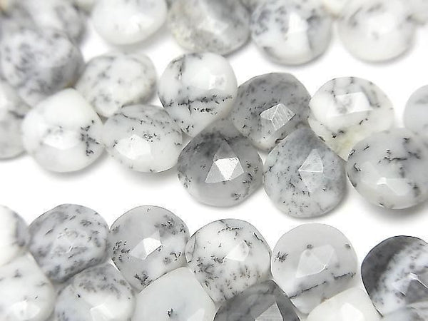 [Video] Dendrite Opal AA++ Chestnut Faceted Briolette 1strand beads (aprx. 7 inches/18 cm)