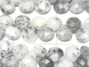 [Video] Dendrite Opal AA++ Chestnut Faceted Briolette 1strand beads (aprx. 7 inches/18 cm)