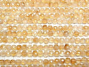 [Video]High Quality! Bi-color Citrine AA++ Cube Shape 6x6x6mm half or 1strand beads (aprx.15inch/36cm)