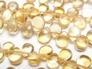 [Video] High Quality Citrine AAA- Pear Shape [S-M Size] 1 Strand Beads (aprx. 15 inches/38 cm)