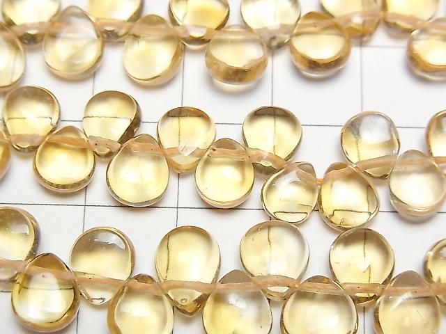 [Video] High Quality Citrine AAA- Pear Shape [Large] 1 Strand Beads (aprx. 15 inches/38 cm)
