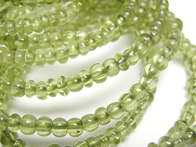 [Video] Peridot AAA- Rondelle 4x4x2mm Bracelet
