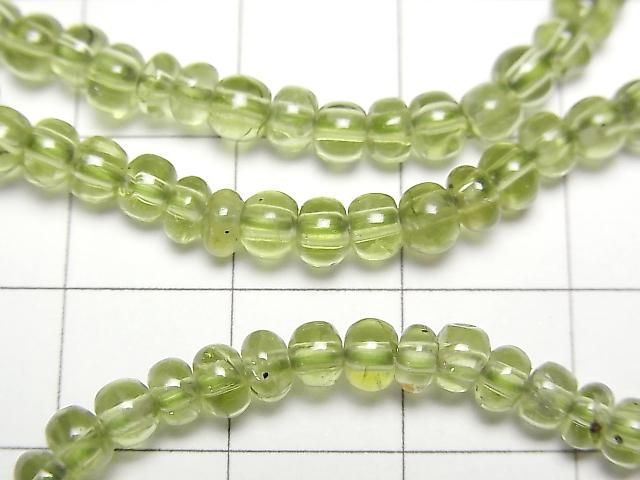 [Video] Peridot AAA- Rondelle 4x4x2mm Bracelet
