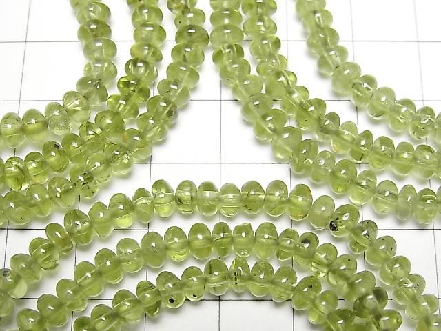 [Video] Peridot AAA- Rondelle 5x5x3mm Bracelet
