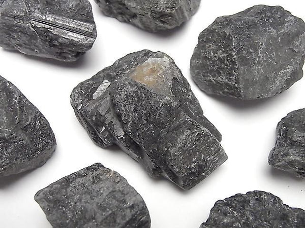 Black Tourmaline Undrilled Rough Rock 300g