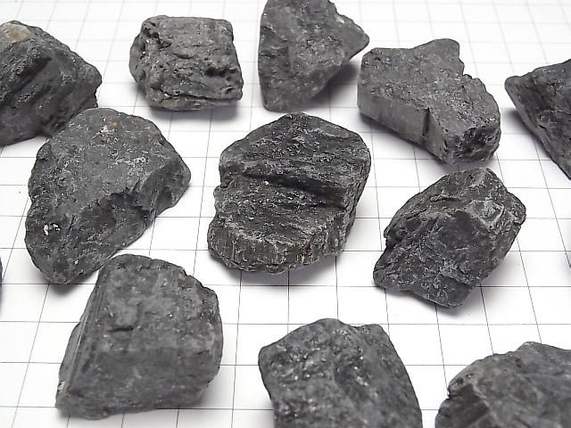 Black Tourmaline Undrilled Rough Rock 300g