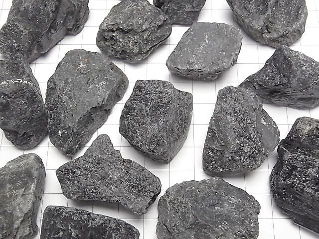 Black Tourmaline Undrilled Rough Rock 300g