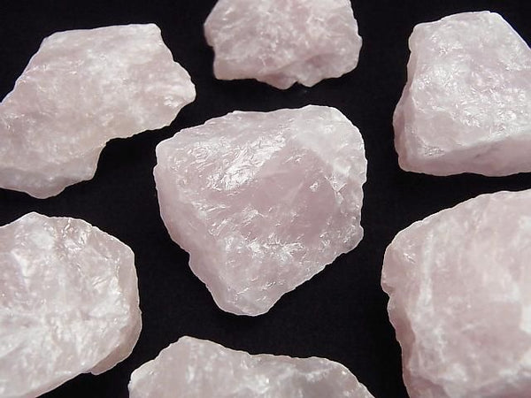 Rose Quartz Undrilled Rough Rock 300g