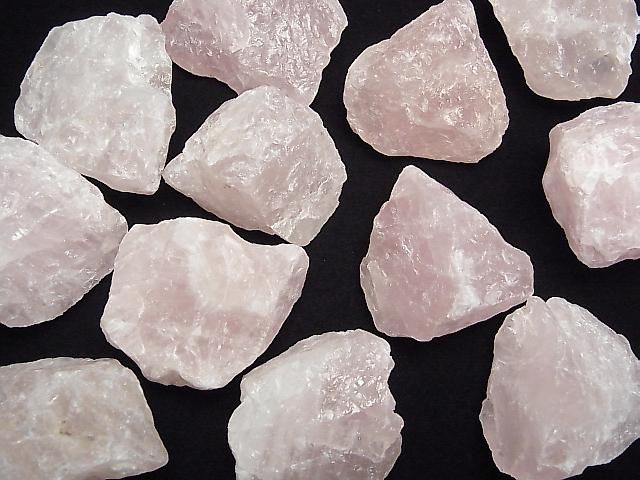 Rose Quartz Undrilled Rough Rock 300g