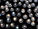[Video] High Quality Andesine Labradorite AA++ Round Cabochon 6x6mm 2pcs