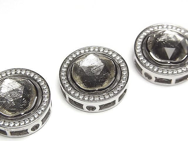 [Video] Meteorite (Muonionalusta) Bezel Setting Round Through Type Silver 925