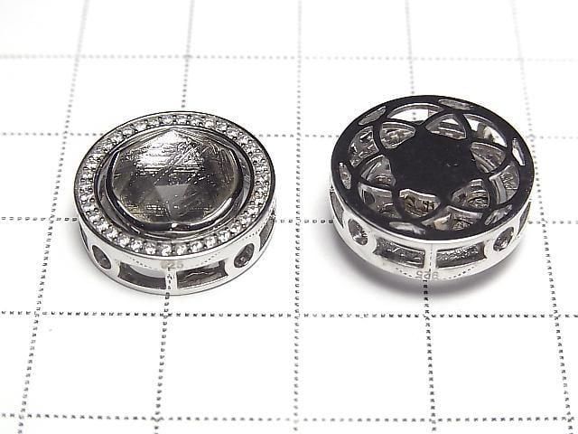 [Video] Meteorite (Muonionalusta) Bezel Setting Round Through Type Silver 925