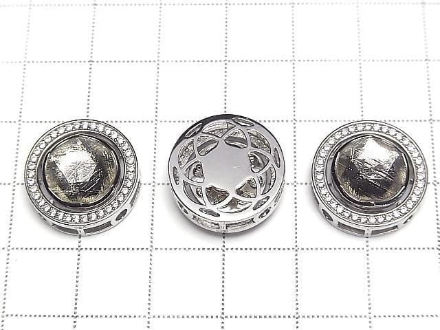 [Video] Meteorite (Muonionalusta) Bezel Setting Round Through Type Silver 925