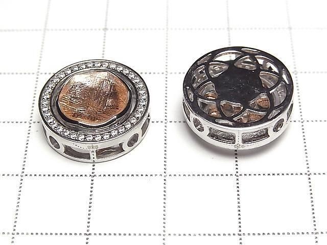 [Video] Meteorite (Muonionalusta) Bezel Setting Round Through Type Pink Gold Silver 925