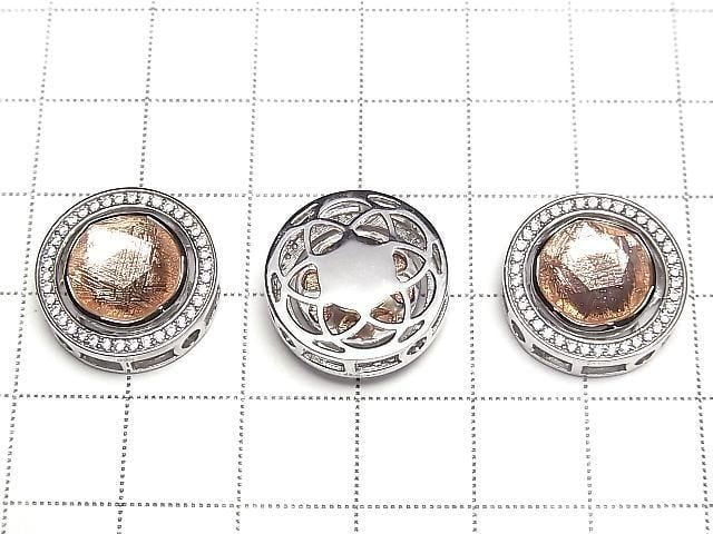 [Video] Meteorite (Muonionalusta) Bezel Setting Round Through Type Pink Gold Silver 925